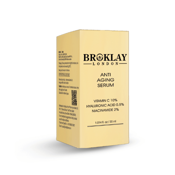 Broklay London Face Serum | Vitamin C, Niacinamide, Hyaluronic Acid | Anti-Aging, All Akin Types - Image 3