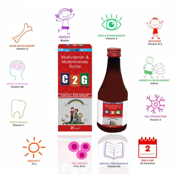 C2G Syrup | Multivitamins, Multimineral & Antioxidants Syrup