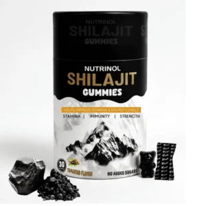 Nutrinol Shilajit Gummies | Shilajit Resin (Asphaltum punjabianum) | Dietary Supplement Gummies (30 gummies)