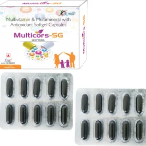Multicors-SG Capsules | Multivitamin Multimineral Capsules | Antioxidants, Anti-Aging Formula