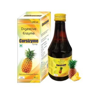 Corsizyme Syrup | Digestive Enzyme | Energy booster | Mix Fruit Strong And Better Immunity Delicious Pineapple Flavor 200ML