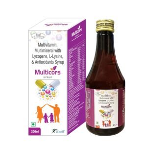 Knoll Multivitamin, Multimineral with Lycopene, L-Lysine & Antioxidants Syrup 200ml ( Mix Fruit )