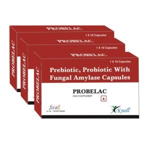 Probelac Probiotic & Fungal Amylase Gut & Digestive Support Capsules (30 Capsules)