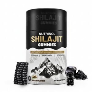 Nutrinol Shilajit Gummies | Shilajit Resin (Asphaltum punjabianum) | Dietary Supplement Gummies (30 gummies)