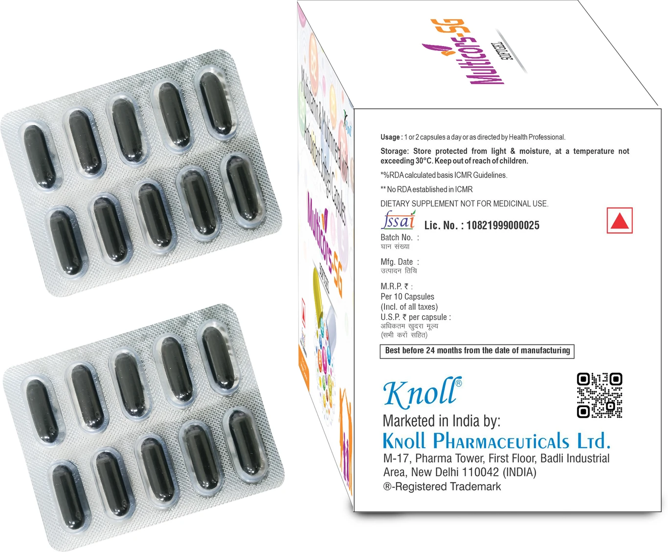 Multicors-SG Capsules | Multivitamin Multimineral Capsules | Antioxidants, Anti-Aging Formula - Image 2