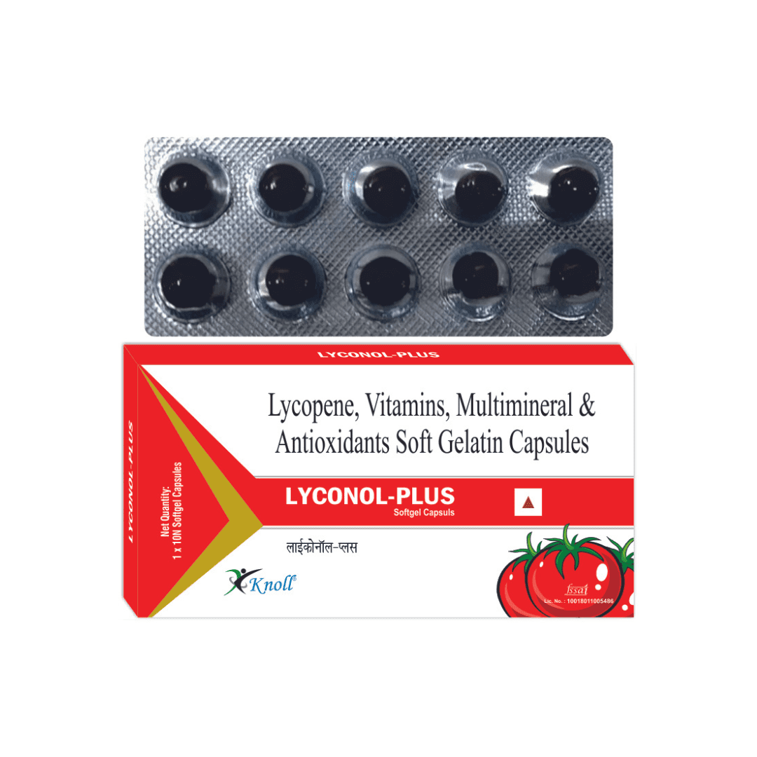 Lyconol-Plus Lycopene, Multivitamins, Multimineral & Antioxidants Capsules (10 Capsules) - Image 3