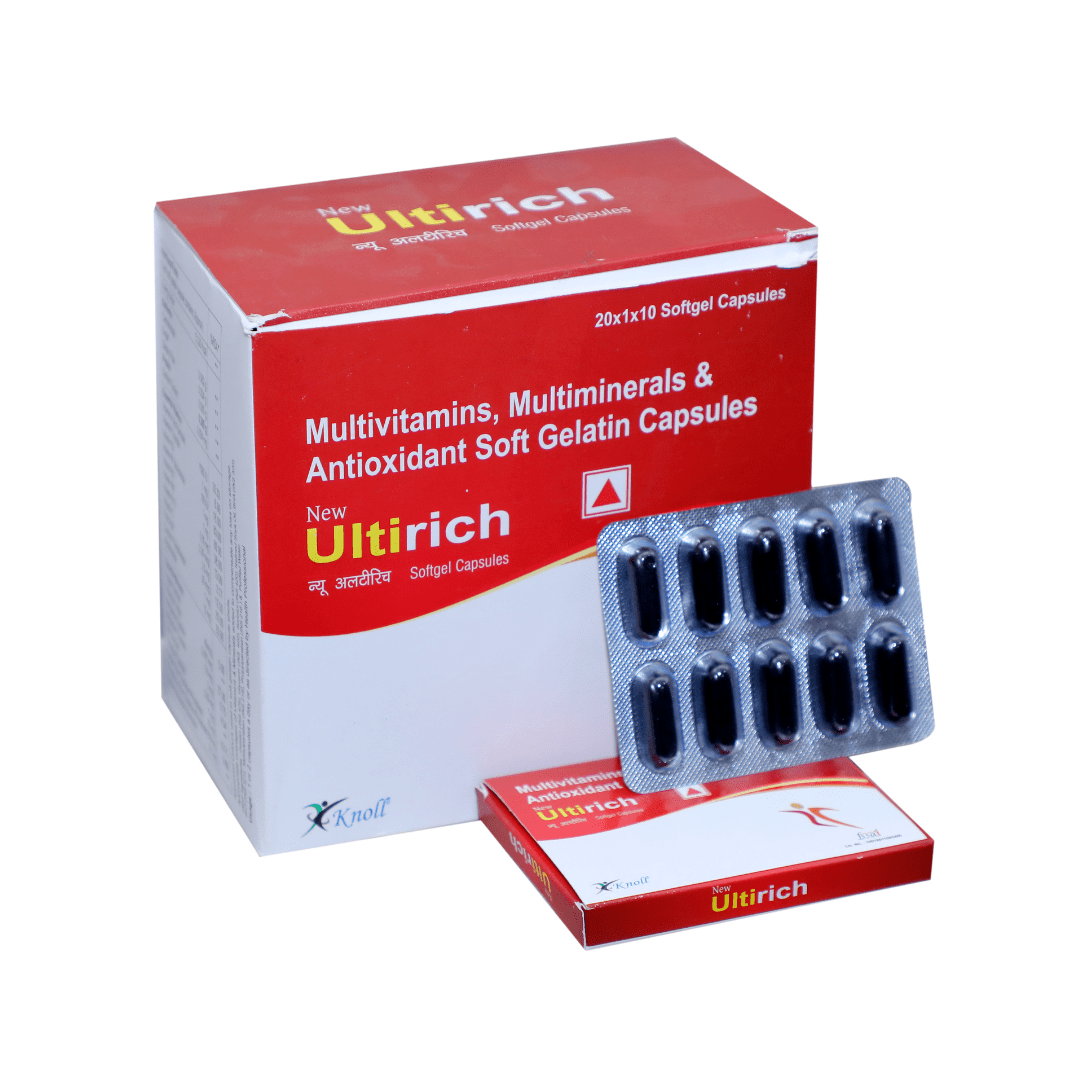 Ultrich Capsules Multivitamins, Multimineral & Antioxidants Capsules 10 Capsules (Pack of 1)