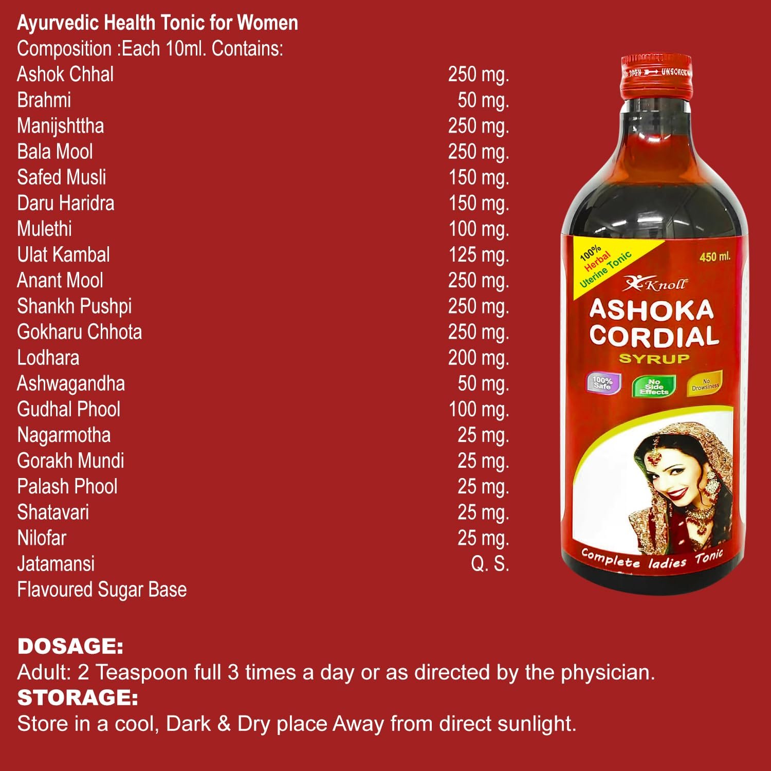 Knoll Ashoka Cordial Syrup - Image 5