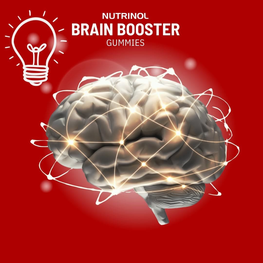 Nutrinol Brain Booster Gummies with Bacopa Monnieri Extract | Herbal Cognitive Support Supplement | Tasty Chewable Gummies | 30 Gummies - Image 5
