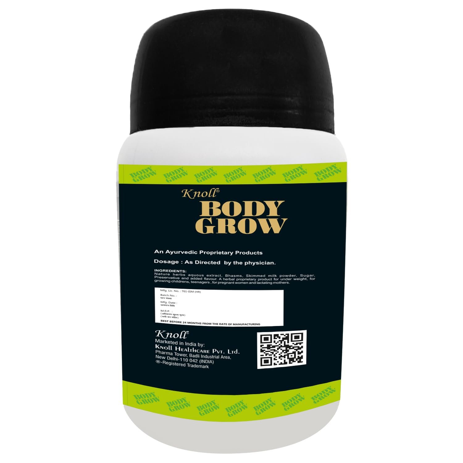 Knoll Body Grow Powder For Muscle Mass Gain Weight Gainers And Weight Gain Muscle Building With Ashwagandha & Shilajeet (300G) Per Pack (Pack Of 1) - Image 6