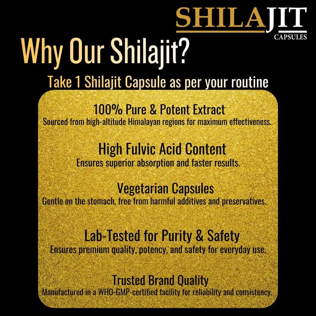 Knoll Shilajit Capsules | Shilajit Extract (Asphaltum) with Fulvic Acid | 100% Vegetarian (Pack of 3) Capsules - Image 6