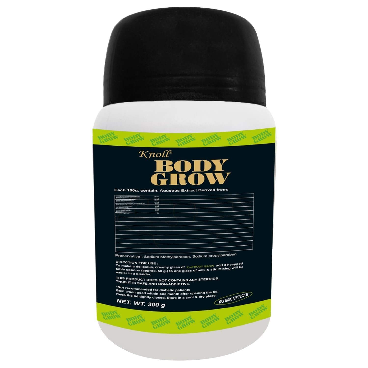 Knoll Body Grow Powder For Muscle Mass Gain Weight Gainers And Weight Gain Muscle Building With Ashwagandha & Shilajeet (300G) Per Pack (Pack Of 1) - Image 7