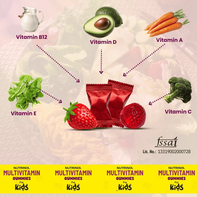 Nutrinol Kids Multivitamin Gummies | Vitamin C, A, D3, B-Complex & Biotin | Tasty Daily Nutritional Support for Kids | 30 Gummies - Image 7