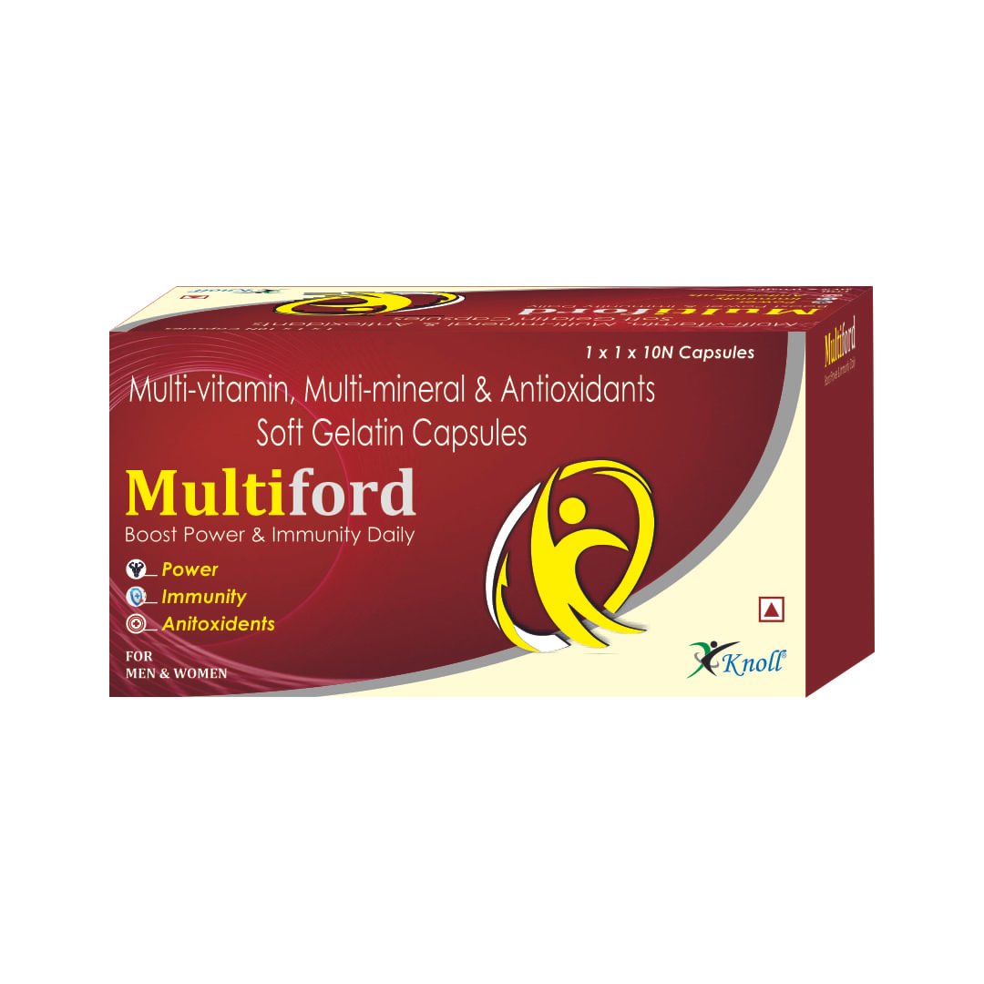 Multiford Capsules - Multivitamins, Multimineral & Antioxidant Capsules Boost Power and Immunity Daily (10 Capsules) - Image 3