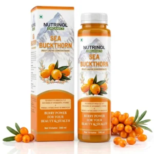 Nutrinol Sea Buckthorn Juice 300 ml | Himalayan Sea Buckthorn Fruit Juice | Daily Dietary Supplement
